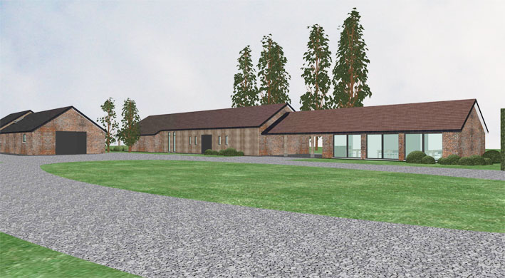 Woonhuis met kantoor, Hooge Mierde Projectnaam