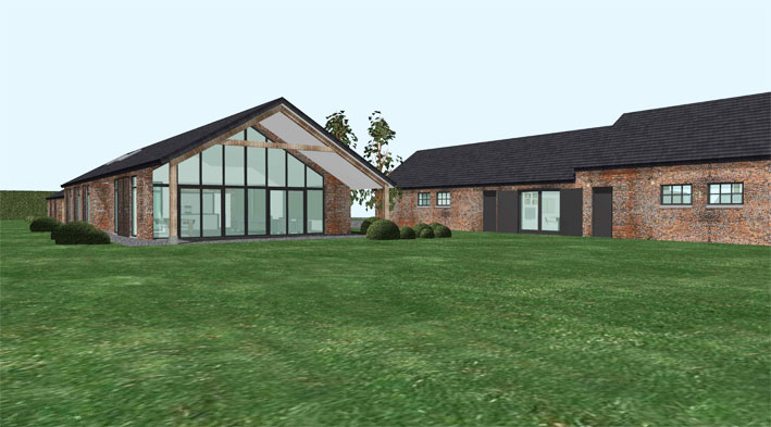 Woonhuis met kantoor, Hooge Mierde Projectnaam